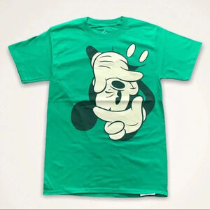 Mickey Mouse Viewfinder Classic Graphic TShirt Disney by Hanes Green